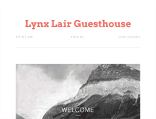 Tablet Screenshot of lynxlair.ca